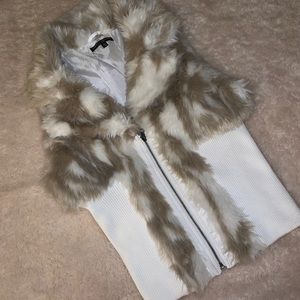 NWOT Ashley Premium Faux Fur Vest